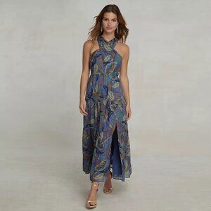 Women's Nicole Miller Criss Cross Halter Dress - SM